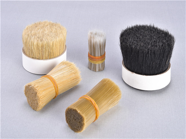Professional 4" Double Color Synthetic Paint Brush Platane Wooden Handle Brush 