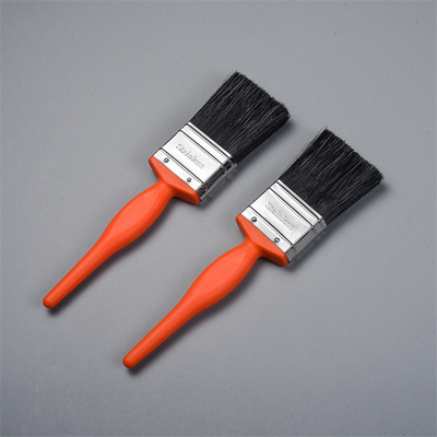 2 Inch Black PBT Orange ABS Handle Stainless Steel Ferrule Flat Paint Brush